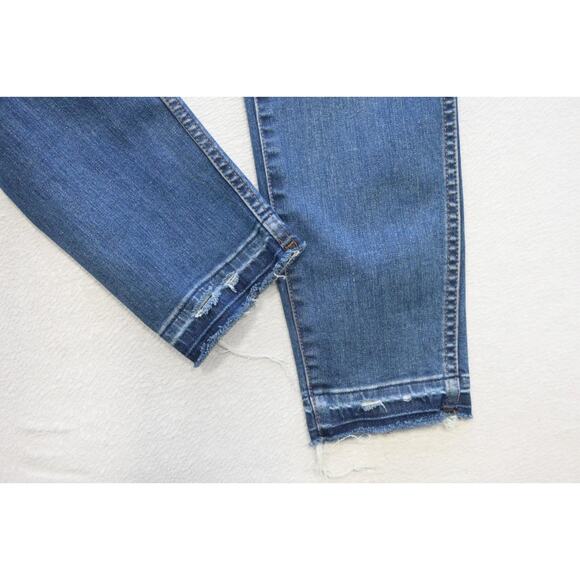 Madewell 10" High Rise Skinny Jeans Stretch Button Fly Denim Womens Sz 27 x 29 - Picture 3 of 9